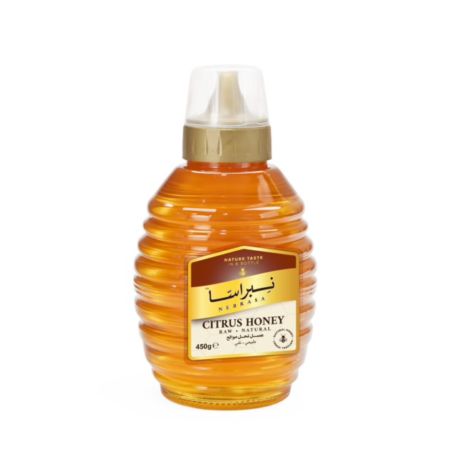 ⁦Nebrasa® Pure Citrus Honey 450g ℮ Squeeze Bottle⁩ - الصورة ⁦1⁩