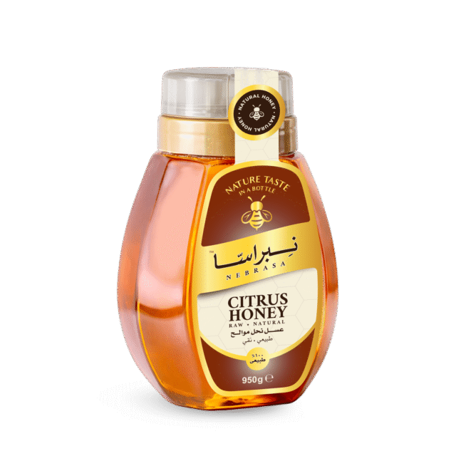 ⁦Nebrasa® Pure Citrus Honey 950g ℮ Bottle⁩ - الصورة ⁦1⁩