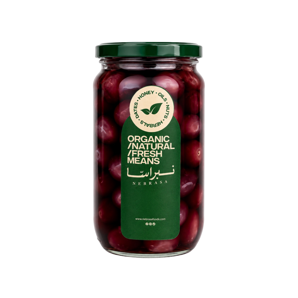 Nebrasa™ Natural Kalamata Black Olives In Olive Oil 790 gm