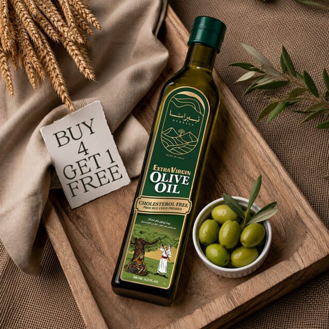 ⁦Offer (4 Olive Oil bottles and Get 1 Free Bottle)⁩ - الصورة ⁦1⁩